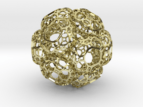 Dodecahedron in 18k Gold