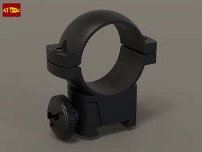 ROTJ Scope Ring in Black Natural Versatile Plastic