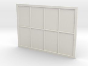 1:24 Scale Colonial Style Window 5' x 7' in White Natural Versatile Plastic