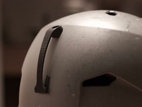 Goggle Clip - compatible with Bern Helmets in Black Natural Versatile Plastic