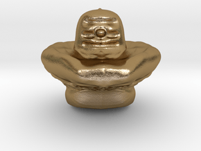 Shiva Lingam Sculptris Large in Polished Gold Steel