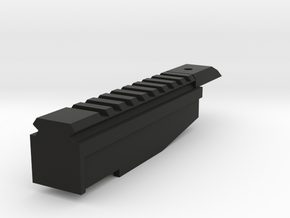 P90 rail in Black Natural Versatile Plastic