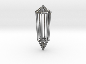 Phi Vogel Crystal - 8 sided in Polished Silver