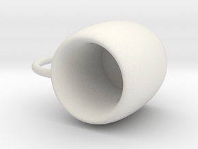 Mug in White Natural Versatile Plastic: Small