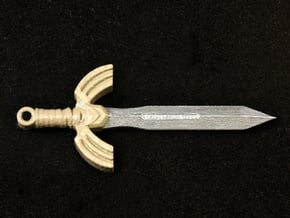 Seashell Sword in Smooth Fine Detail Plastic