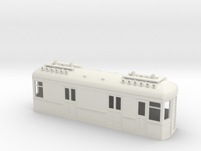 On30 Gas Electric Boxcab in White Natural Versatile Plastic