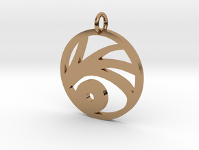 A series of unfortunate events VFD pendant in Polished Brass