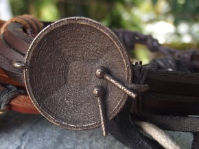 Tenor Bass 'Surface" bracelet, S in Polished Bronze Steel