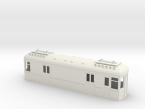 On30 Gas Electric Boxcab long in White Natural Versatile Plastic