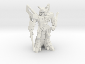 Waruder BlueStar, Battle Ready, 35mm Mini in White Natural Versatile Plastic: Medium