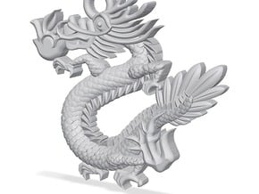 Dragon in Tan Fine Detail Plastic