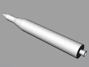 1/200 Juno II Rocket in White Natural Versatile Plastic