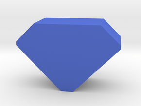 Game Piece, Gem in Blue Processed Versatile Plastic