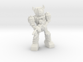 Waruder, Kuwagatrer Trooper, Patrolling 35mm Mini in White Natural Versatile Plastic