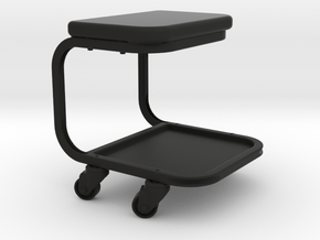 Rolling Mechanic Seat - 1/10 in Black Natural Versatile Plastic