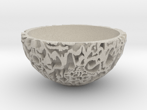 Galaxy Bonsai Pot XXL (17 cm) in Natural Sandstone