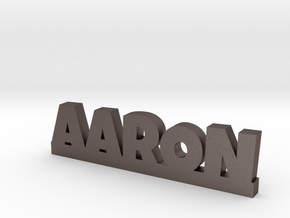 AARON Lucky in Polished Bronzed Silver Steel