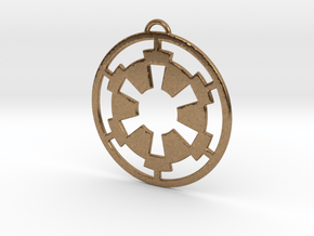 Imperial Pendant in Natural Brass