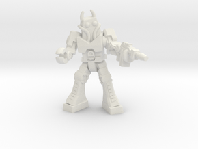 Waruder Battas Soldier, 35mm mini in White Natural Versatile Plastic