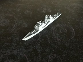Ticonderoga-class Cruiser (w/ VLS), 1/1800 in White Natural Versatile Plastic