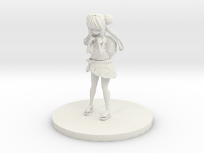 Anime Figurine inspired by Bulbasaur in White Natural Versatile Plastic: Small