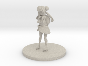 Anime Figurine inspired by Bulbasaur in Natural Sandstone: Small