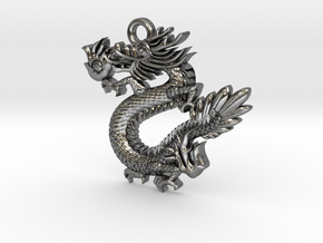 Dragon in Polished Silver