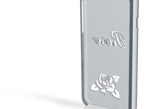 IPhone 6 Case "ROSE" in Tan Fine Detail Plastic
