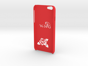 IPhone 6 Case "ROSE" in Red Processed Versatile Plastic