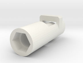 Heimeier radiator valve servo mount arduino  in White Natural Versatile Plastic