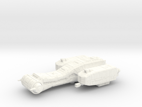 Dragonfly Gunboat in White Processed Versatile Plastic