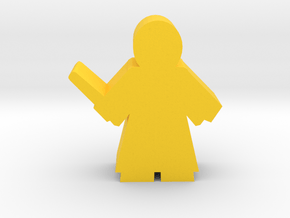Game Piece, Student Wizard, standing in Yellow Processed Versatile Plastic