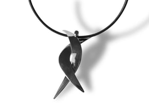 Donna pendant in Polished Silver