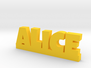 ALICE Lucky in Yellow Processed Versatile Plastic