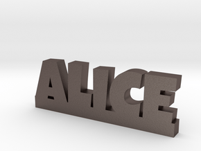 ALICE Lucky in Polished Bronzed Silver Steel