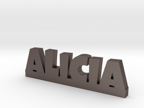 ALICIA Lucky in Polished Bronzed Silver Steel