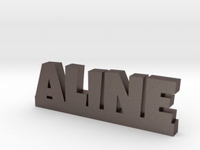 ALINE Lucky in Polished Bronzed Silver Steel