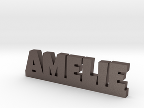 AMELIE Lucky in Polished Bronzed Silver Steel