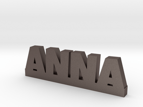 ANNA Lucky in Polished Bronzed Silver Steel