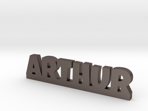 ARTHUR Lucky in Polished Bronzed Silver Steel
