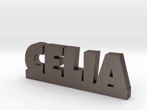 CELIA Lucky in Polished Bronzed Silver Steel