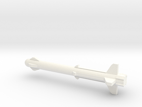 1/72 Scale GAR-1D AIM-4A Falcon Missile in White Processed Versatile Plastic