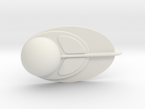 Bajoran Combadge in White Natural Versatile Plastic