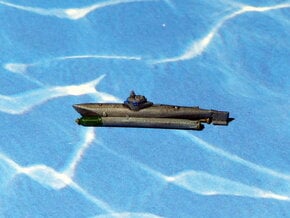 German Midget Submarine "Biber" 1/144 in Smooth Fine Detail Plastic