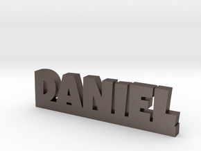 DANIEL Lucky in Polished Bronzed Silver Steel