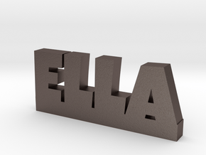 ELLA Lucky in Polished Bronzed Silver Steel