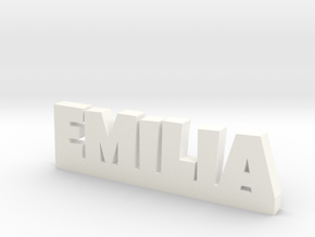 EMILIA Lucky in White Processed Versatile Plastic