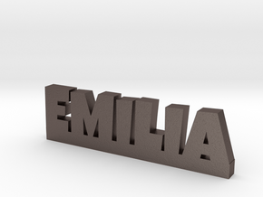 EMILIA Lucky in Polished Bronzed Silver Steel