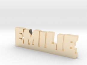EMILIE Lucky in 14k Gold Plated Brass