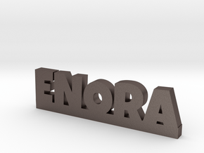 ENORA Lucky in Polished Bronzed Silver Steel